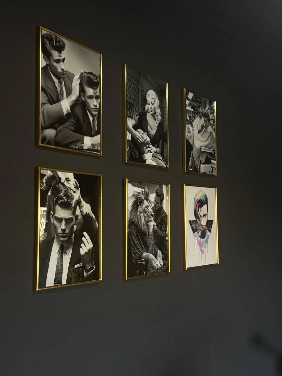 De stijlvolle muur en sfeer van Twente Barbershop